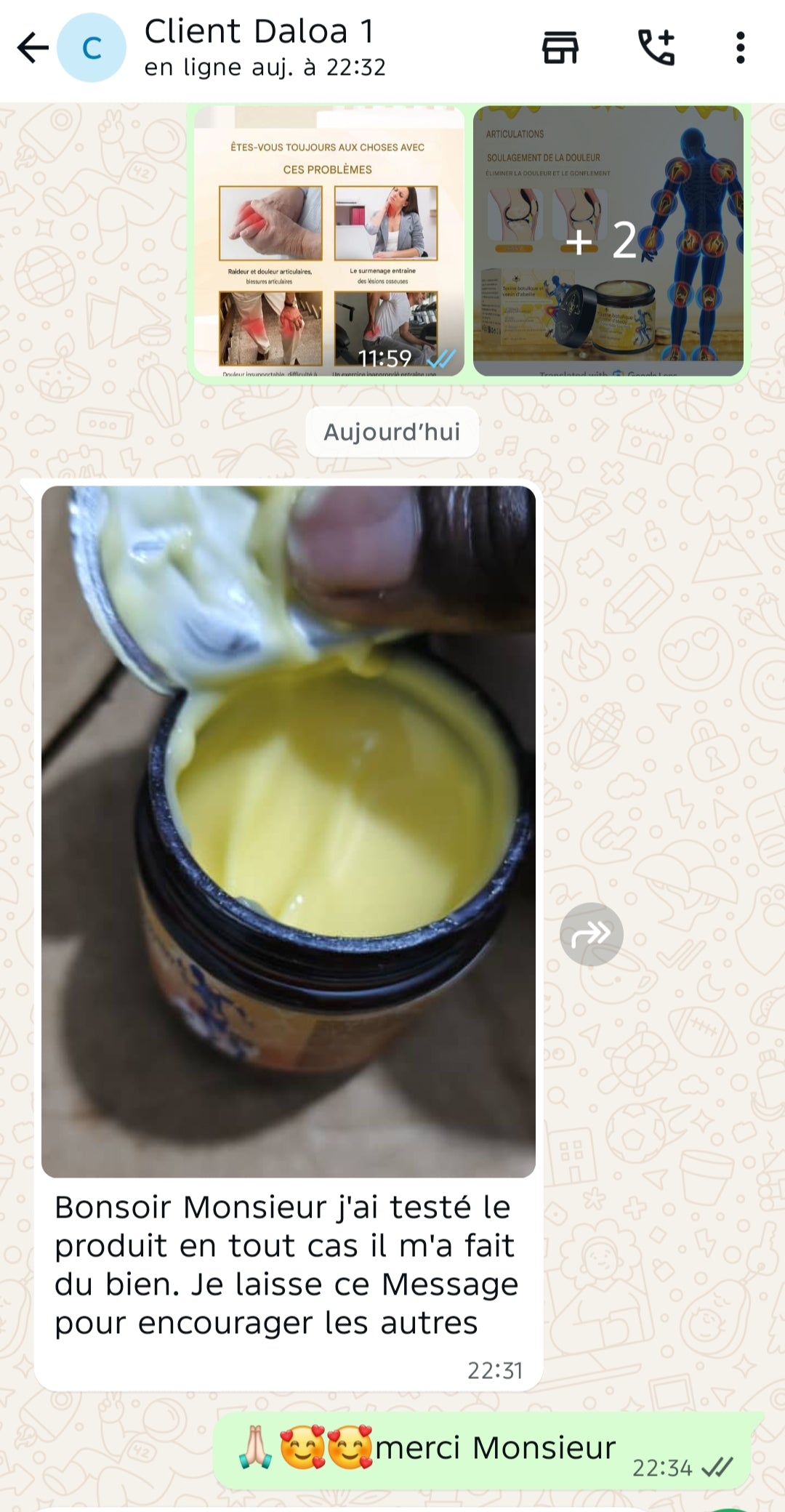 Crème Miracle – Fini les douleurs, raideurs et gonflements dès la première application !