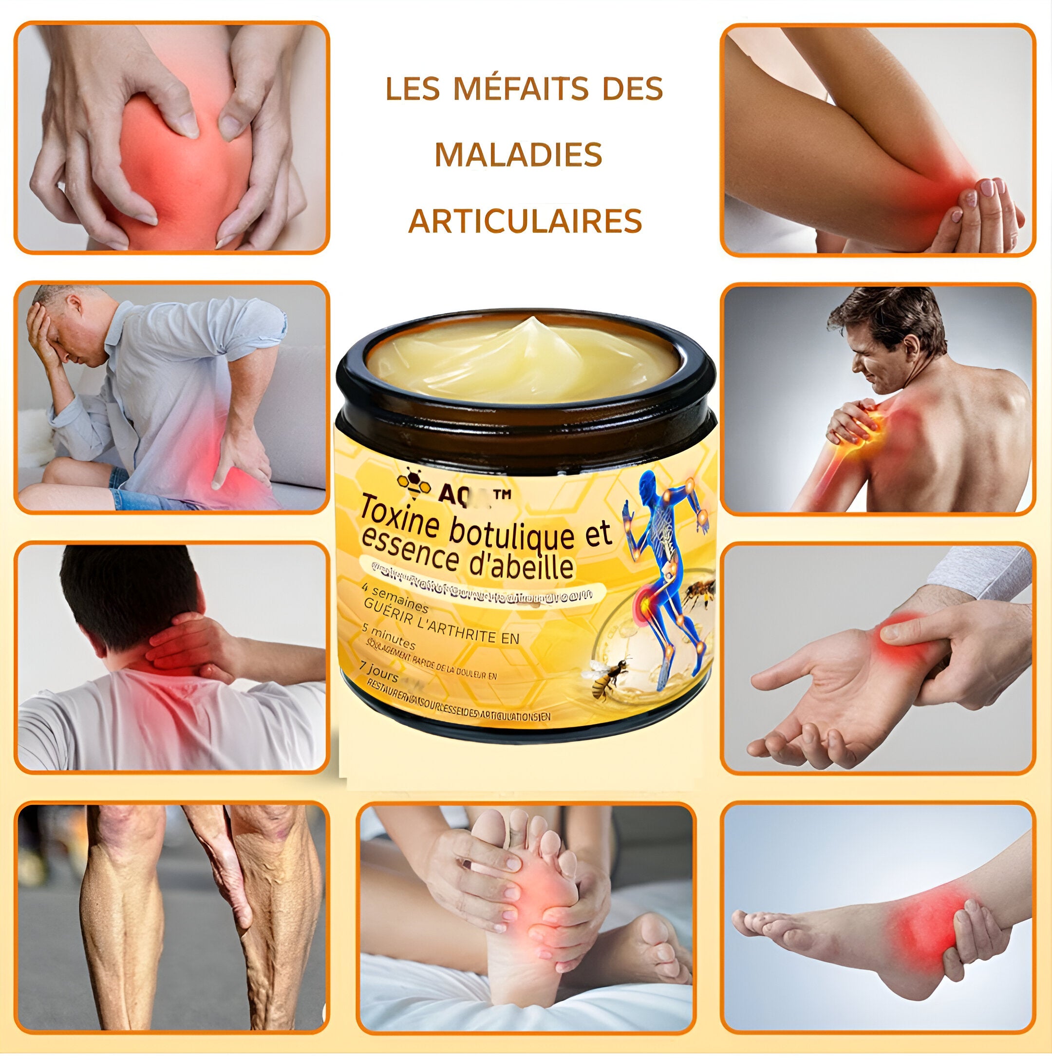 Crème Miracle – Fini les douleurs, raideurs et gonflements dès la première application !