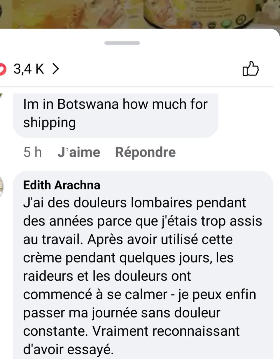 Crème Miracle – Fini les douleurs, raideurs et gonflements dès la première application !